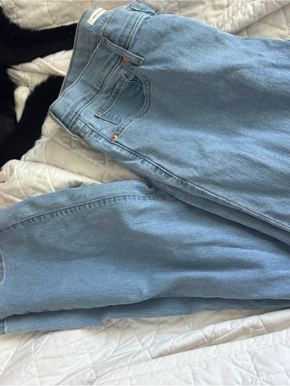 Levi's Light Blue Straight Leg Jeans